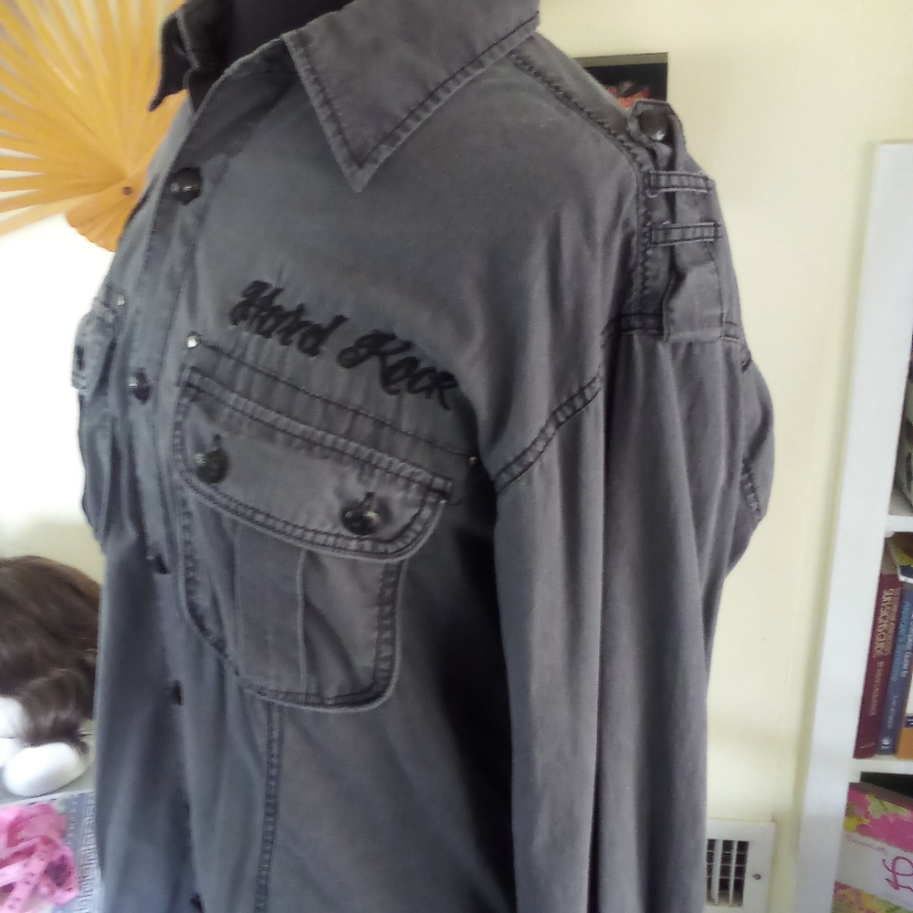 Hard Rock button up - Picture 5 of 11